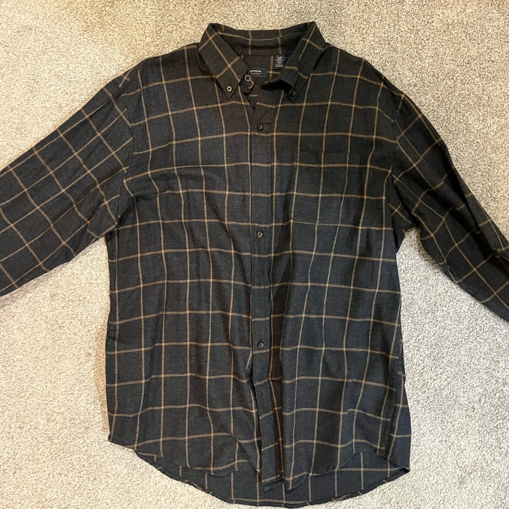 Arrow Long Sleeve dress flannel